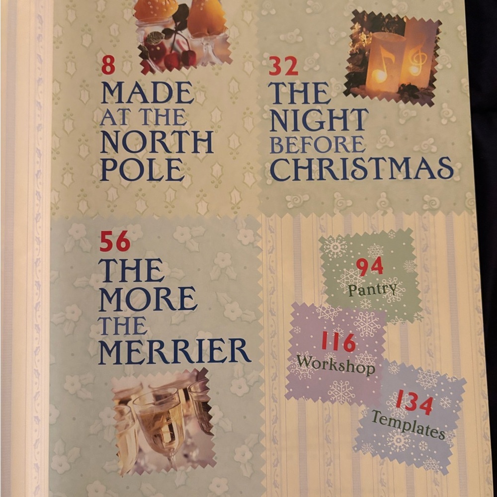 Mary Engelbreit Festive Santa Claus Holiday Book - Red, Yellow, Blue - Picture 2 of 3